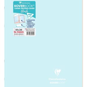 CLAIREFONTAINE Koverbook Blush — Cahier agrafé 24x32 cm 96 p