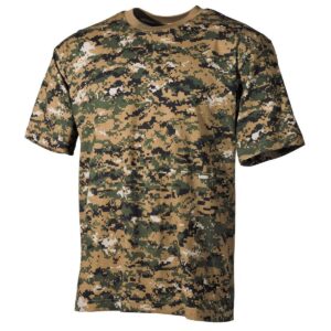 MFH — T-shirt camouflage Digital Woodland taille M