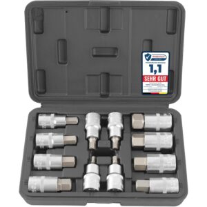 TECPO — Jeu de douilles six pans creux 5-22 mm 1/2