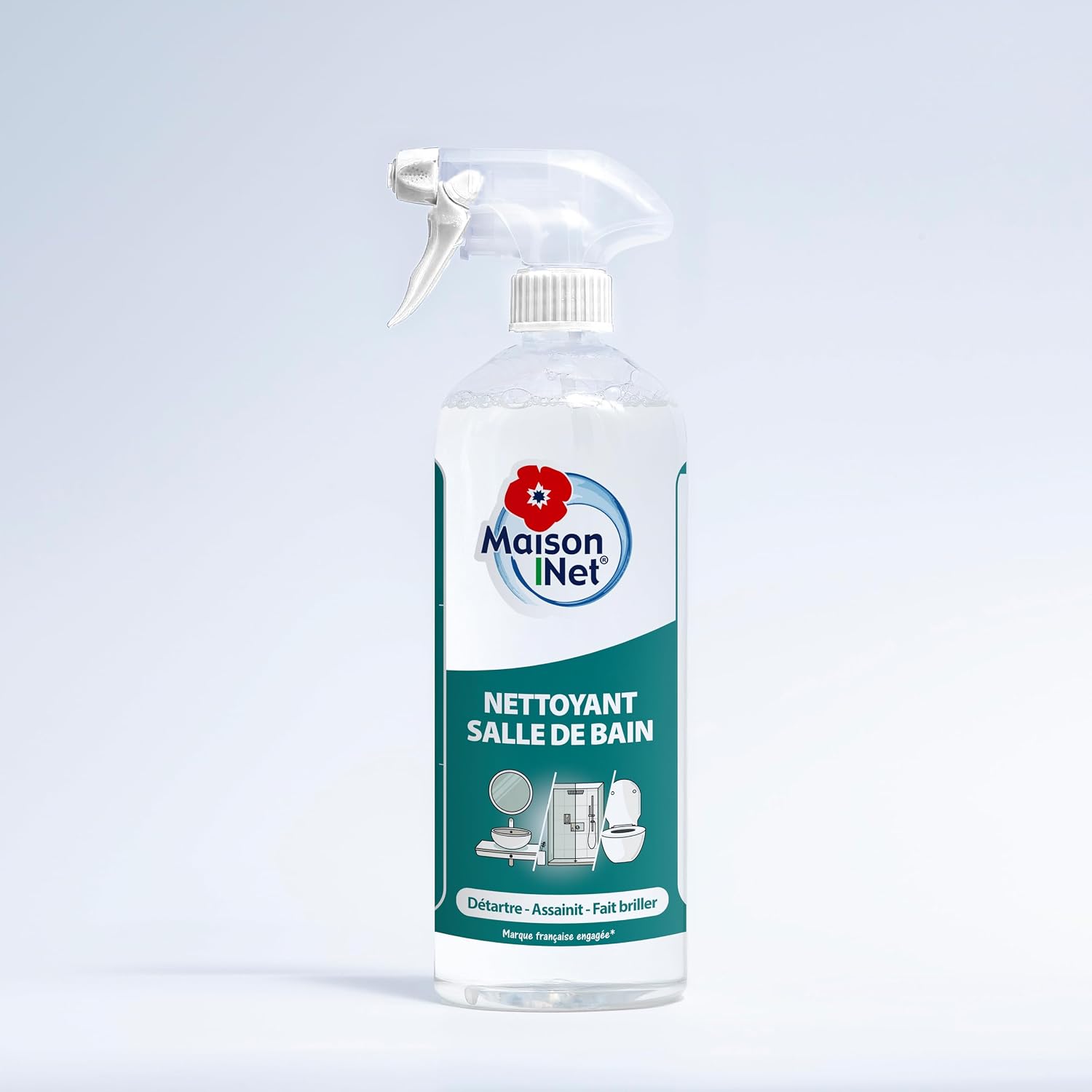 MAISON NET — Spray détartrant salle de bain 750 ml
