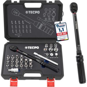 TECPO — Jeu de clés dynamométriques moto 3/8" 5-60 Nm