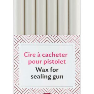 JACQUES HERBIN — 6 bâtons de cire pour pistolet, blanc