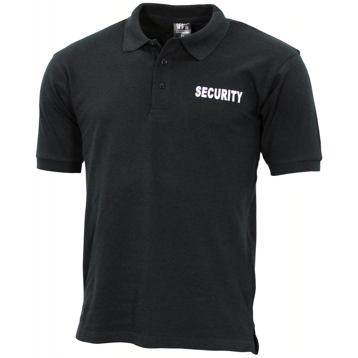MFH Security — Polo noir taille S
