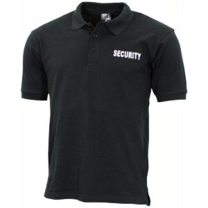 MFH Security — Polo noir taille XXL