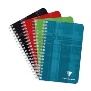 Clairefontaine — Carnet à spirale 11x17 cm 100 pages petits carreaux