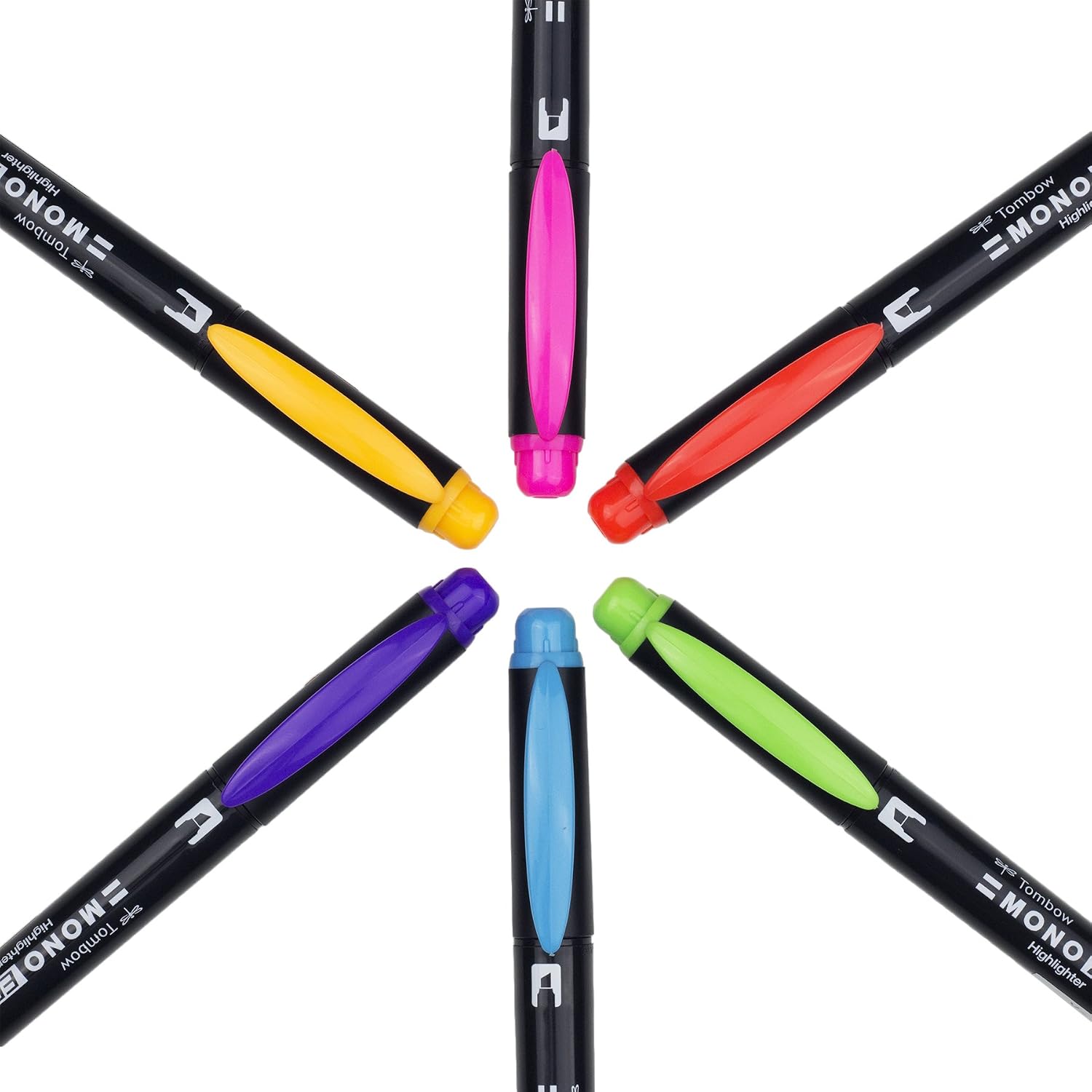 TOMBOW Mono Edge — Kit de 6 surligneurs double pointe – Image 7