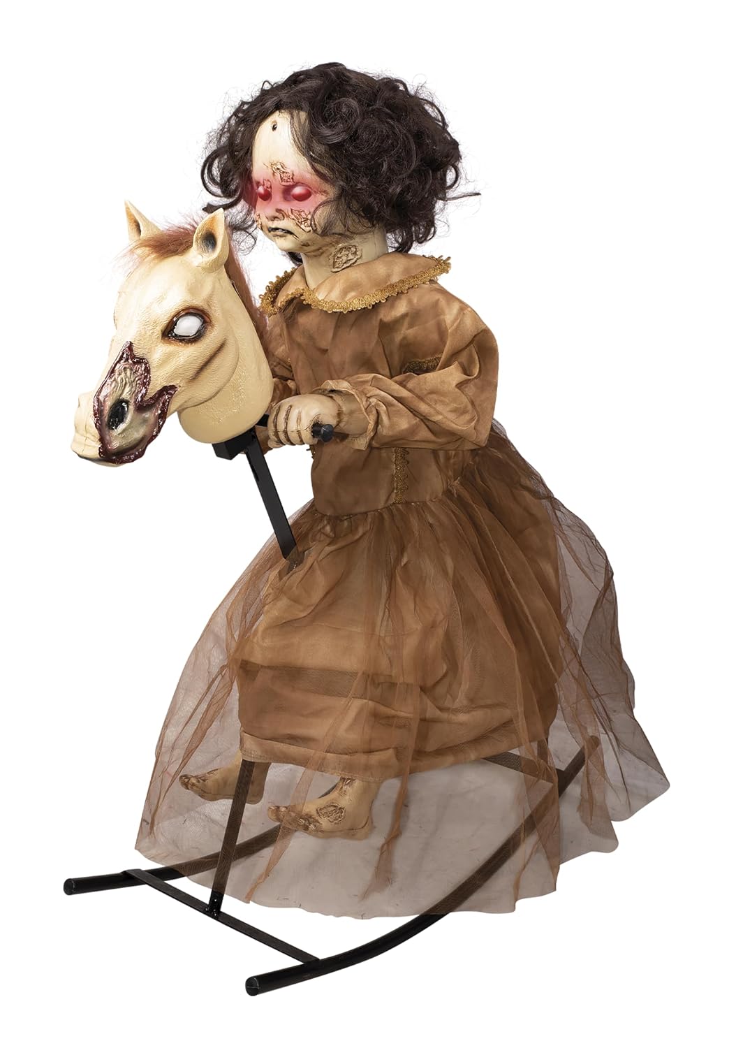 P'tit Clown — Automate Halloween fillette maudite 100 cm