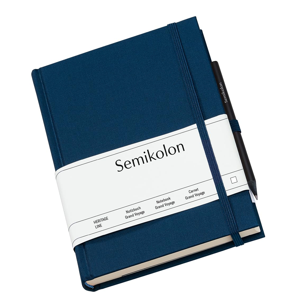 SEMIKOLON Grand Voyage — Carnet de voyage bleu marine