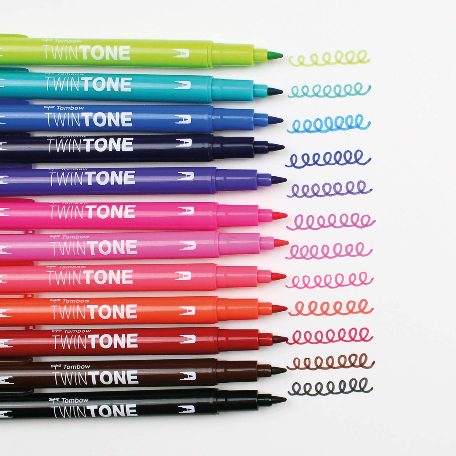 TOMBOW TwinTone — Feutres à deux pointes, kit 12 couleurs – Image 5