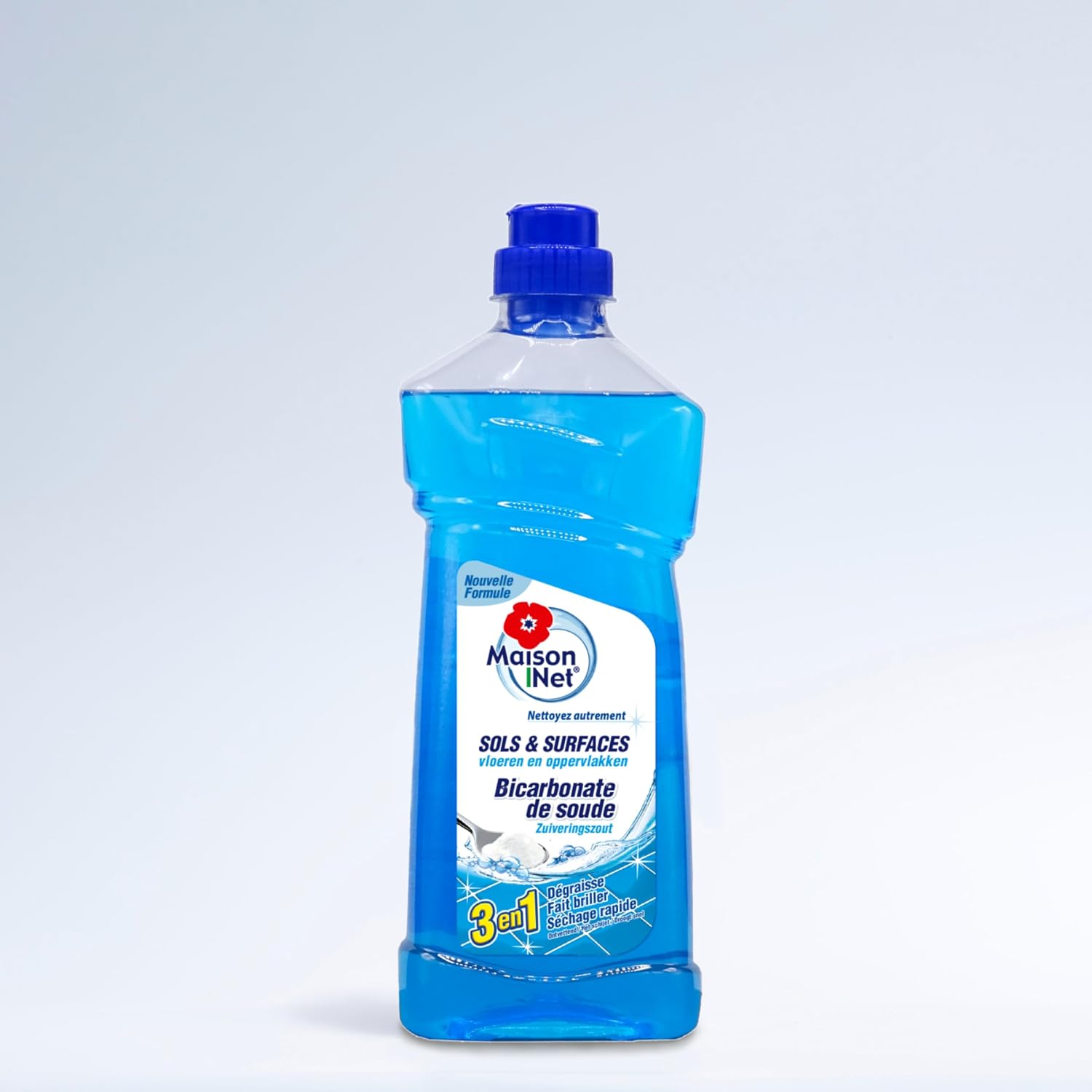 MAISON NET — Nettoyant sols et surfaces bicarbonate 1 L