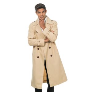 CHAKS — Trench-coat adulte beige style détective