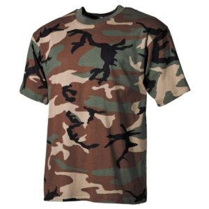 MFH — T-shirt camouflage Woodland taille M