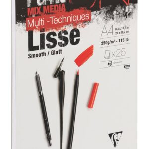 CLAIREFONTAINE PaintON — Bloc collé multi-techniques A4 250 g