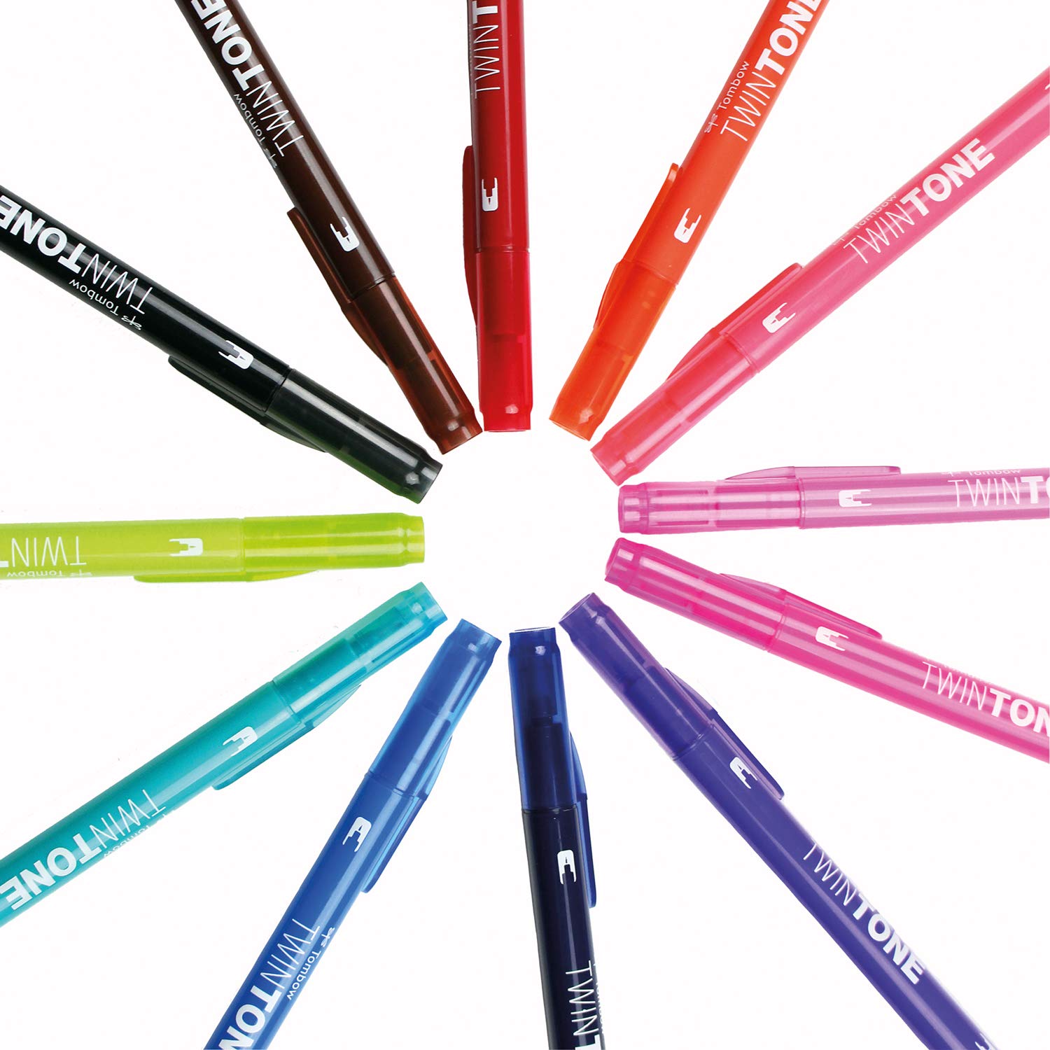 TOMBOW TwinTone — Feutres à deux pointes, kit 12 couleurs – Image 4