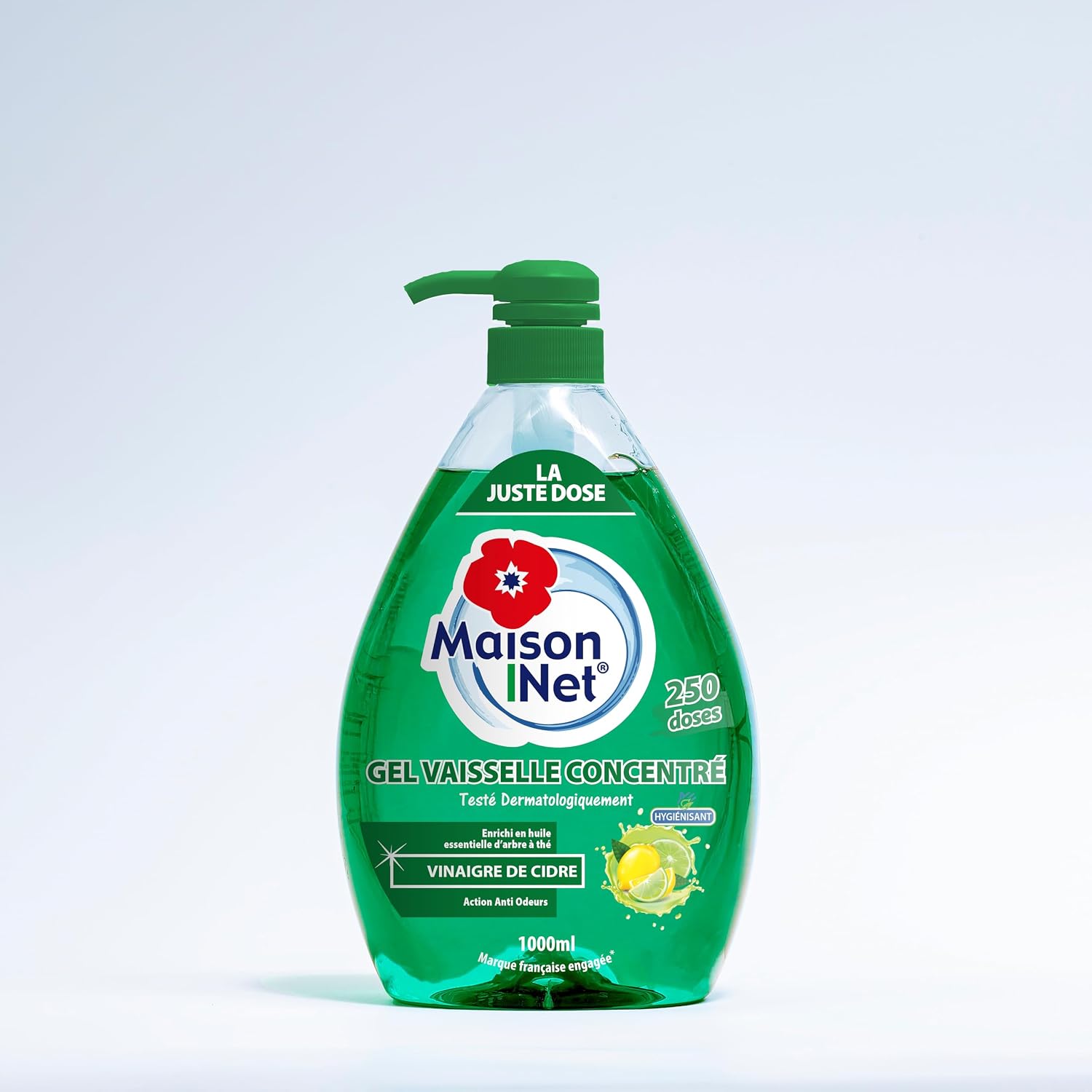 MAISON NET — Gel vaisselle concentré bicarbonate 600 ml