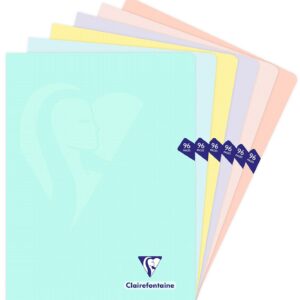 Clairefontaine Mimesys Pastel — Cahier agrafé 24x32 cm 96 pages