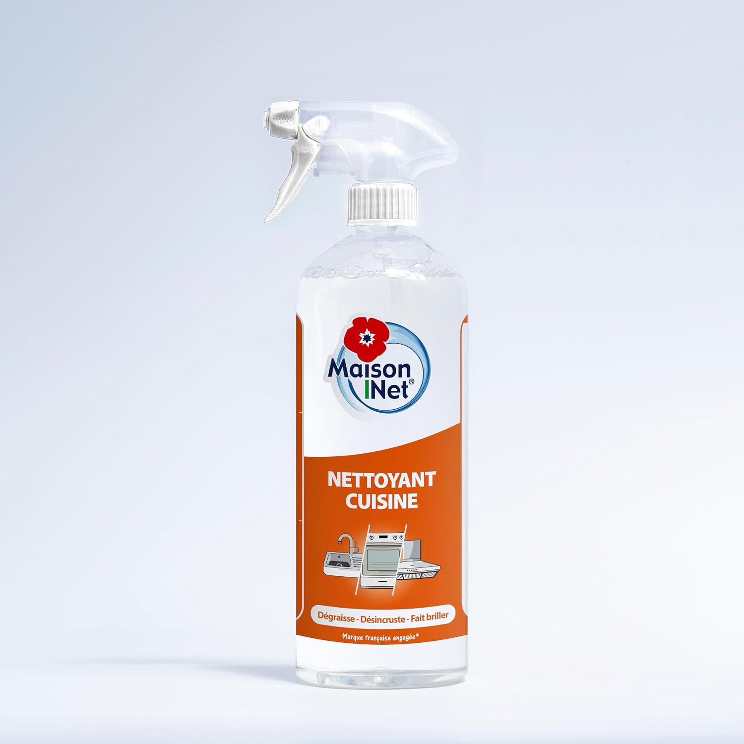 MAISON NET — Spray dégraissant cuisine 750 ml