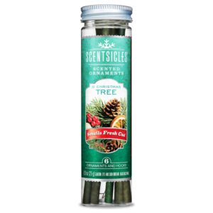 Lot de 6 bâtonnets parfumés — senteur sapin de Noël