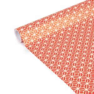CLAIREFONTAINE — Rouleau de papier cadeau géométrique rouge