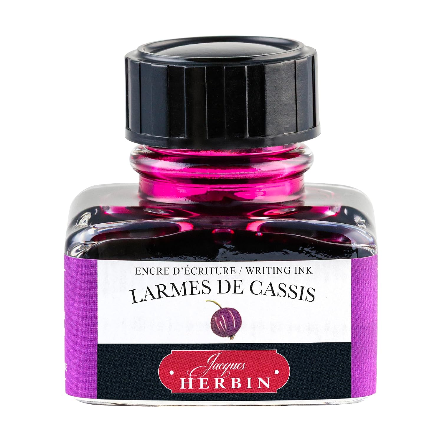 JACQUES HERBIN — Flacon d’encre 30 ml Larme de cassis