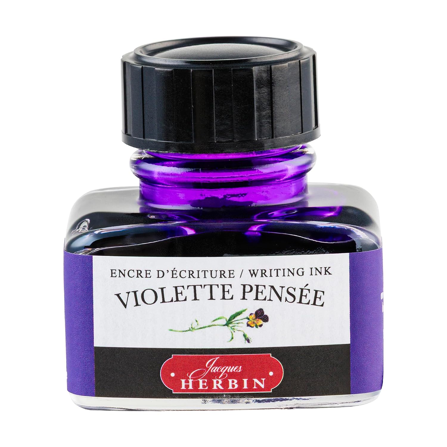 JACQUES HERBIN — Flacon d’encre 30 ml Violette pensée