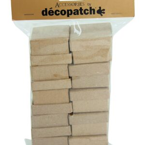 décopatch — Lot de 10 boîtes chats en papier mâché 6 x 6 x 3 cm