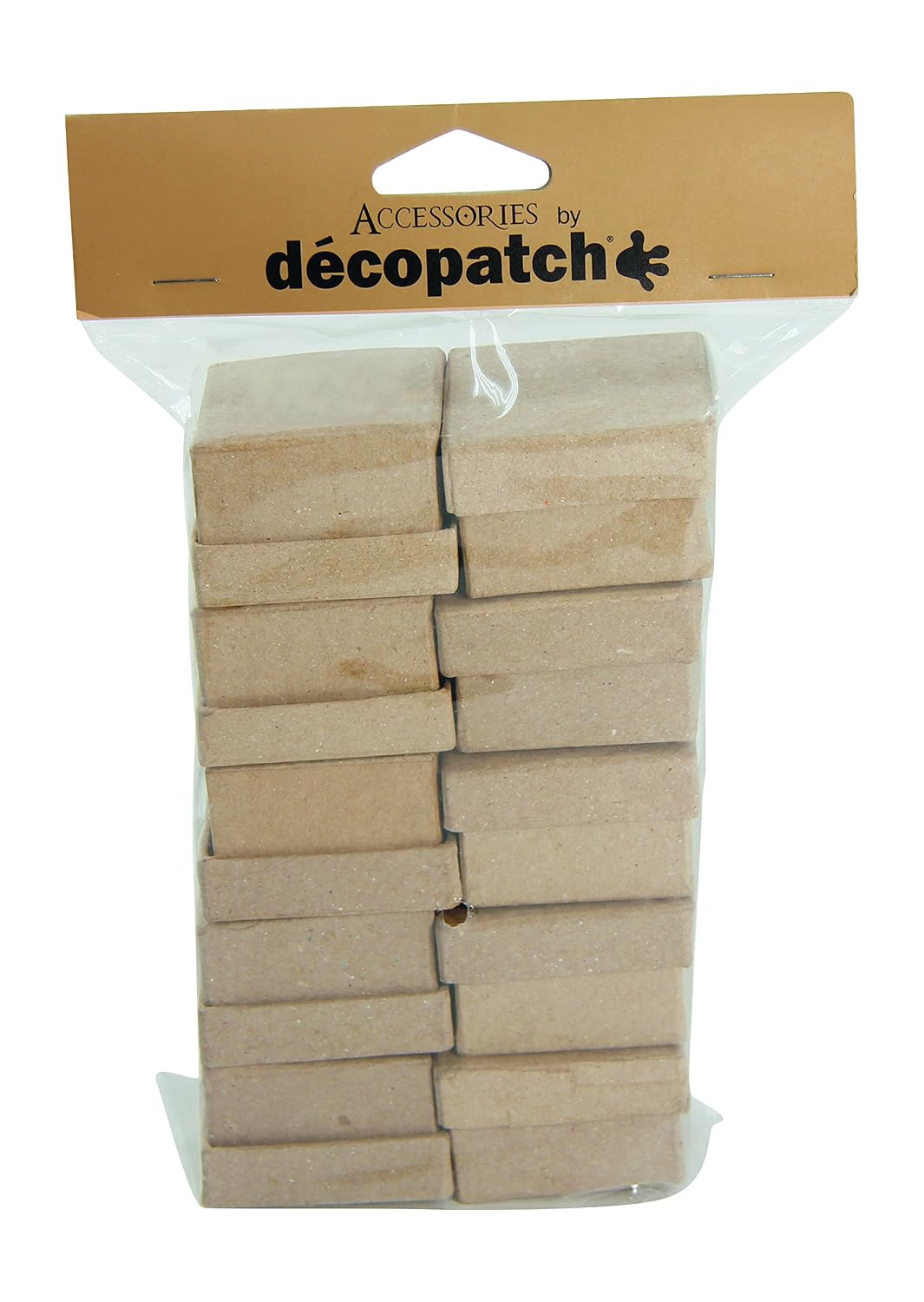 décopatch — Lot de 10 boîtes chats en papier mâché 6 x 6 x 3 cm