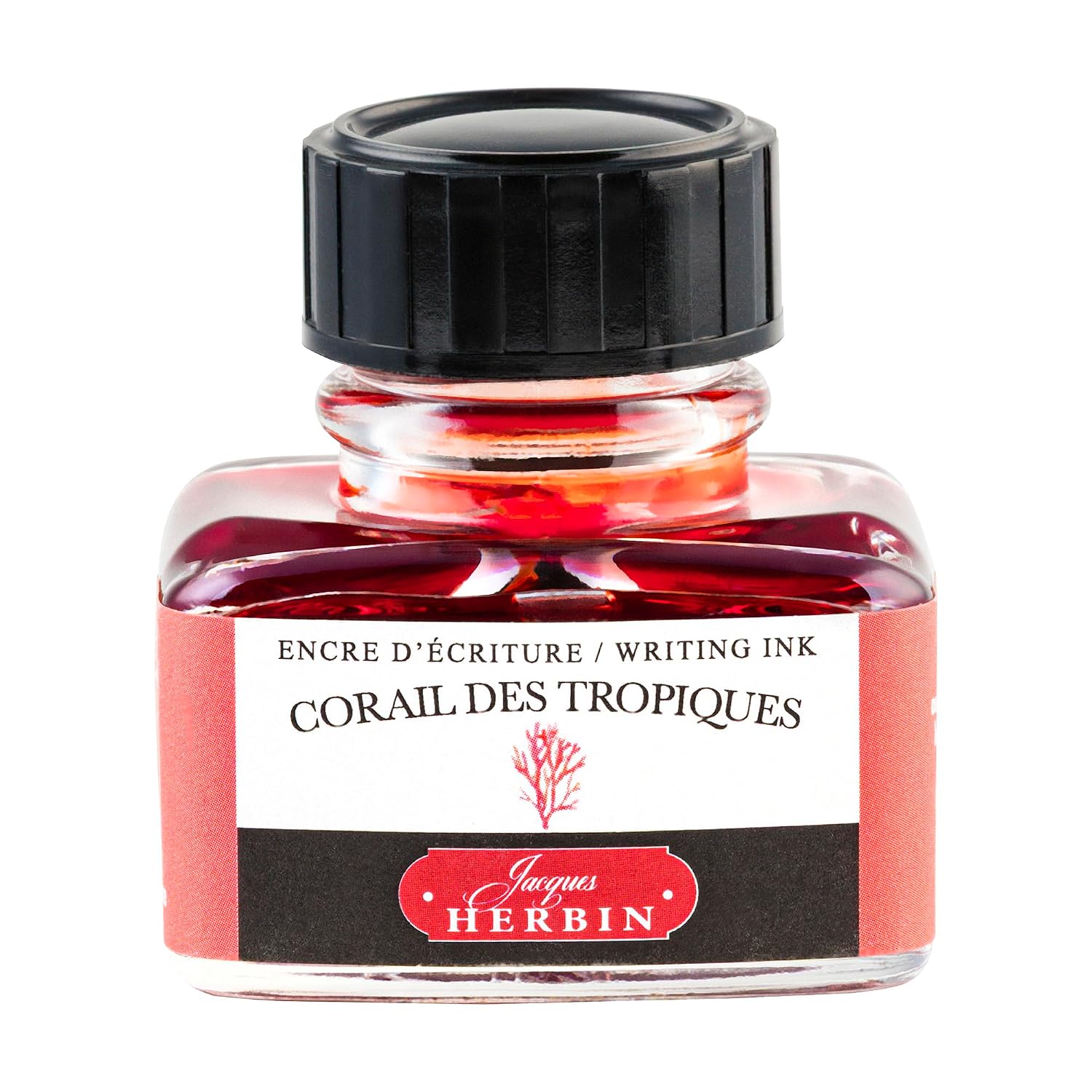 JACQUES HERBIN — Flacon d’encre 30 ml Corail des tropiques