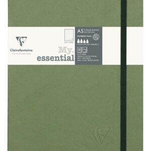 CLAIREFONTAINE Nomaddict — Carnet élastiqué A5 192 pages DOT