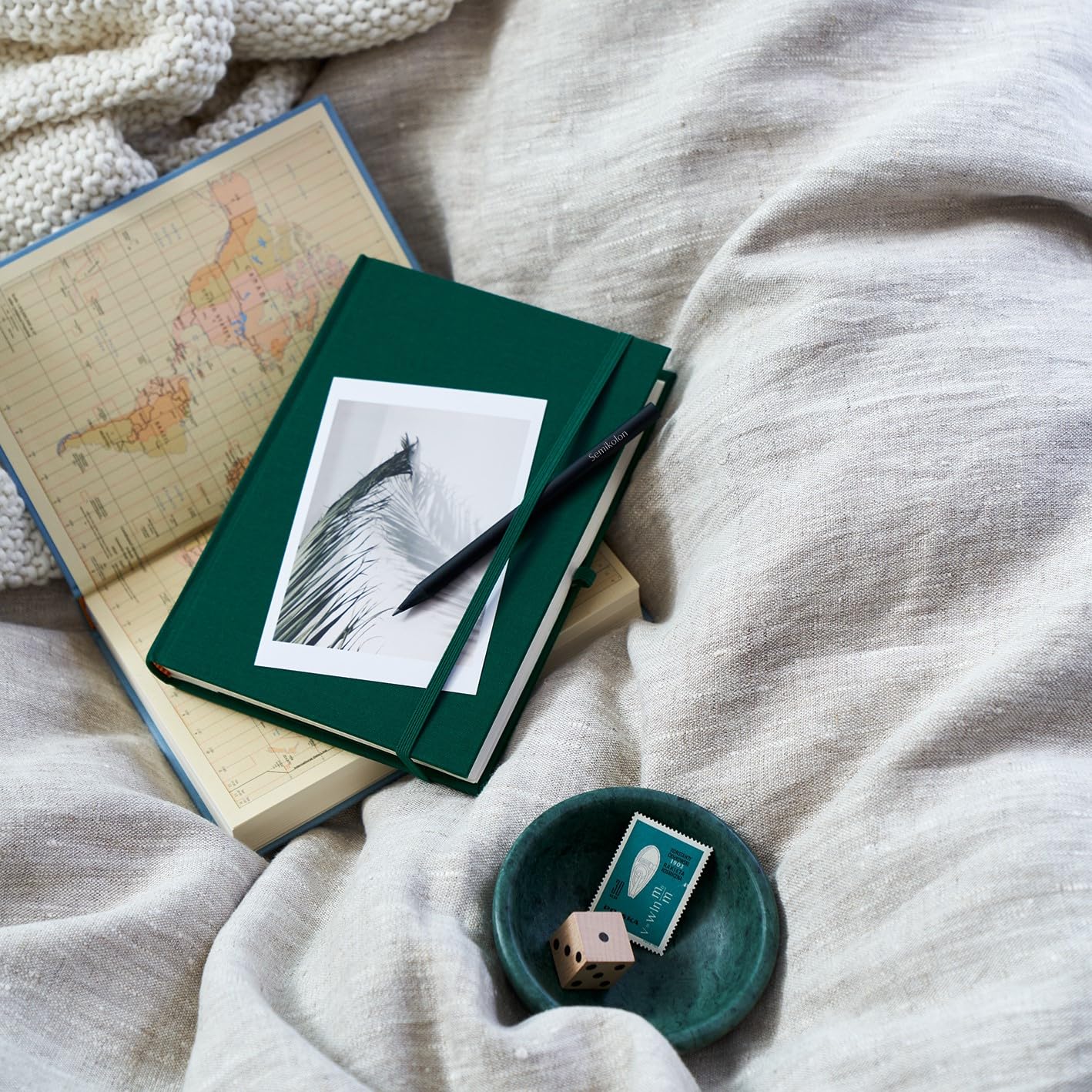 SEMIKOLON Grand Voyage — Carnet de voyage bleu marine – Image 7