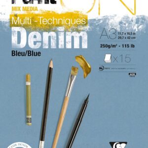CLAIREFONTAINE PaintON — Bloc collé multi-techniques A3 250 g