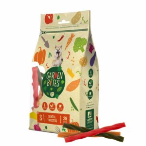DUVOPLUS Garden Bites Dental Twisters — Sachet 14 snacks 16 cm