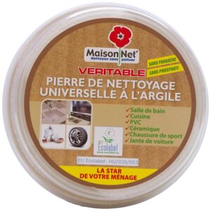 MAISON NET — Pierre de nettoyage à l’argile Ecolabel 3 x 250 g