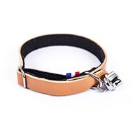MARTIN — Collier en cuir et feutrine pour chat