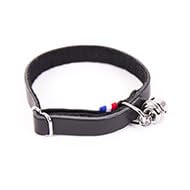 MARTIN — Collier en cuir et feutrine pour chat