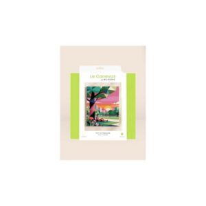 Kit canevas complet — motif parc au crépuscule 40 x 50 cm