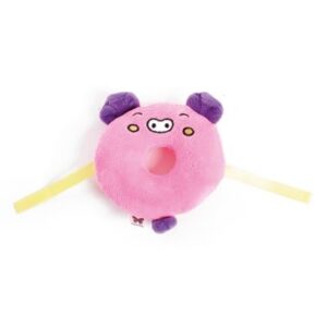 MARTIN — Jouet pour chien en peluche cochon donut recyclé
