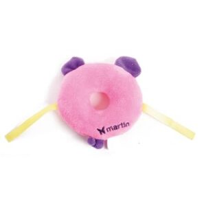 Alternative view of MARTIN — Jouet pour chien en peluche cochon donut recyclé