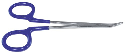 VIVOG — Pince inox courbe à oreilles 16 cm