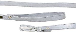 MARTIN SELLIER Pearl — Laisse en simili cuir XS grise