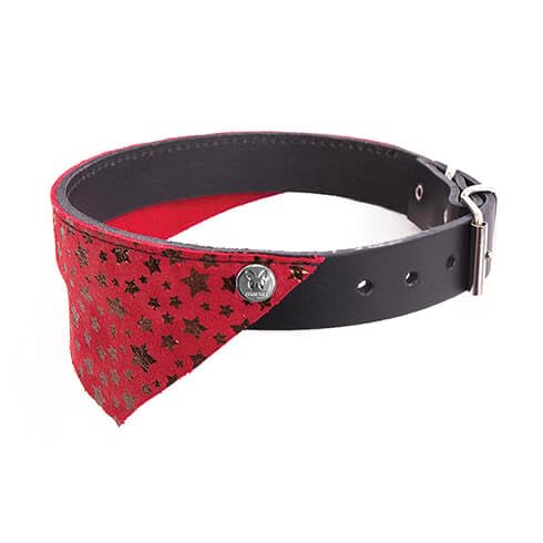 MARTIN Miami — Collier bandana en cuir fantaisie