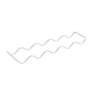 METALTEX — Range-couvercles 15 pièces blanc 8x33x2 cm