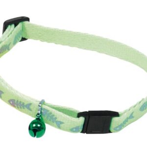 MARTIN SELLIER Fluo Fish — Collier réglable réfléchissant chat