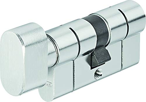 ABUS KD6PSN — Cylindre à bouton 50/50 mm nickelé – Image 2