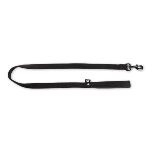 MARTIN SELLIER — Laisse confort classique en nylon noire