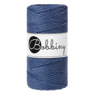 Bobbiny Regular — Corde macramé peignée 3 mm 100 m Jeans