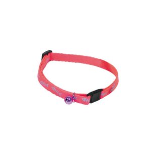 MARTIN SELLIER Fluo Fish — Collier réglable pour chat rose