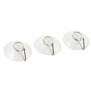 METALTEX Store — 3 crochets ventouse transparents 5 cm