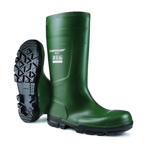 DUNLOP WORK-IT — Bottes de pluie adulte vertes 36,5 FR