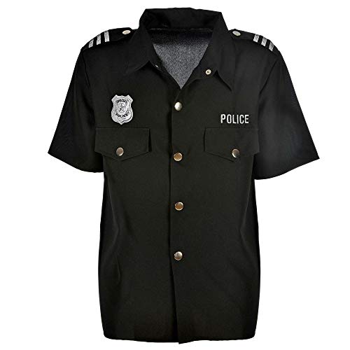 W WIDMANN MILANO Party Fashion — Chemise de policier noire – Image 3